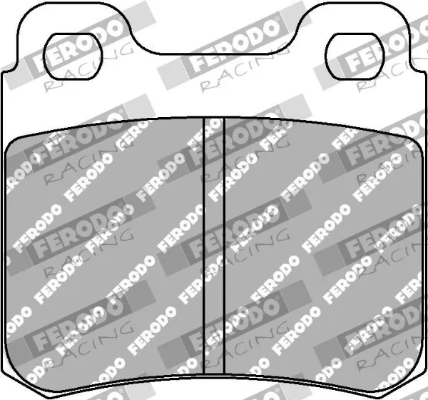 Задние тормозные колодки FDS586 Ferodo